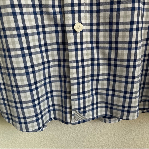 UNTUCKit Stretch Checkered Button Down Long Sleeve Shirt - Picture 6 of 6